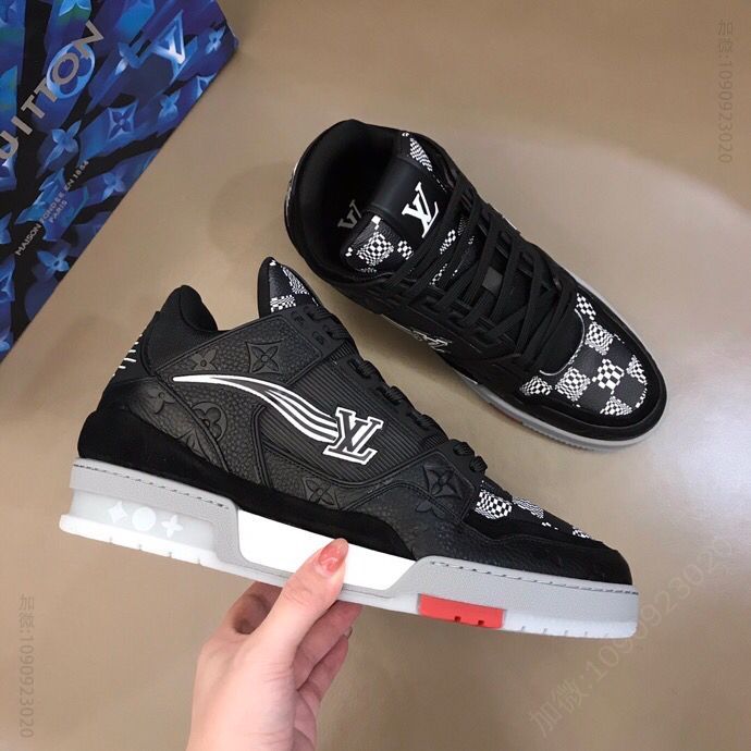 LV/路易威登 L 秋冬男士中帮Virgil Abloh 篮球鞋