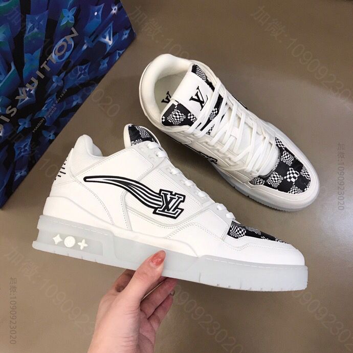 LV/路易威登 L 秋冬男士中帮Virgil Abloh 篮球鞋