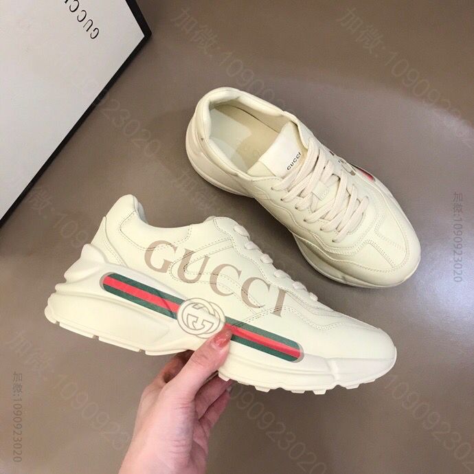Gucci古驰 采用厚实鞋底【G家高版本】男女款复古运动鞋