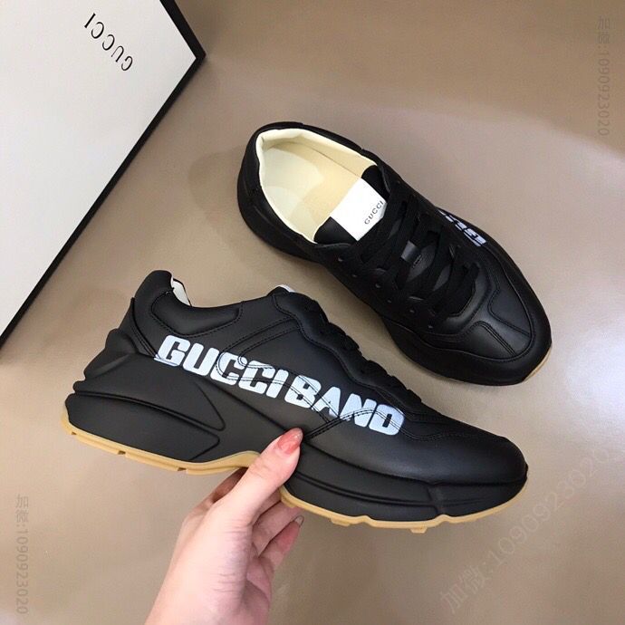 Gucci古驰 采用厚实鞋底【G家高版本】男女款复古运动鞋