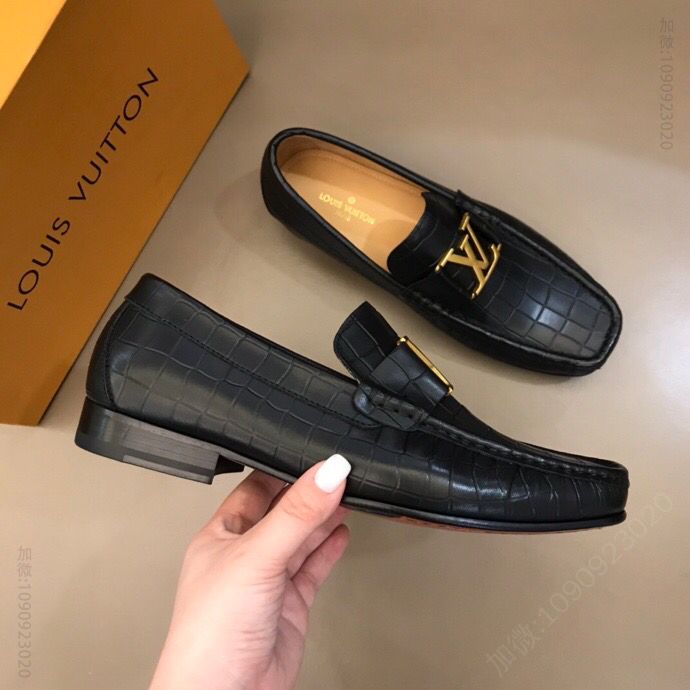 LV/路易威登 L 高端真皮大底、经典男士商务皮鞋