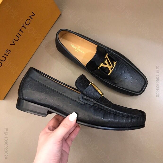 LV/路易威登 L 高端真皮大底、经典男士商务皮鞋