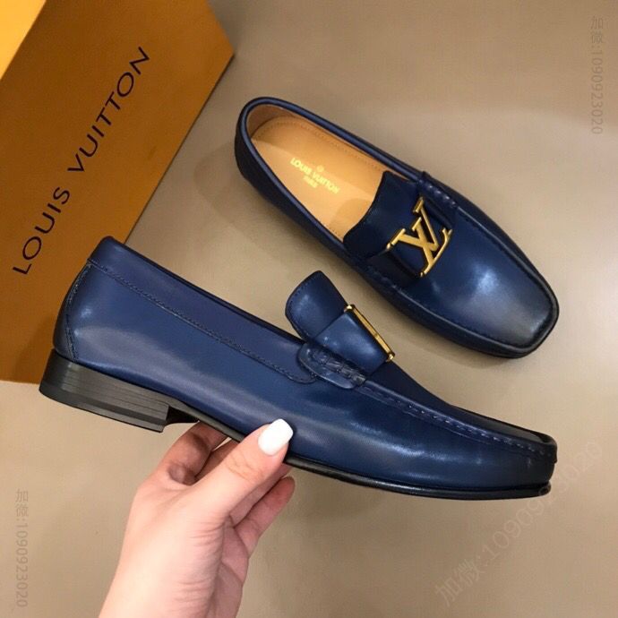 LV/路易威登 L 高端真皮大底、经典男士商务皮鞋