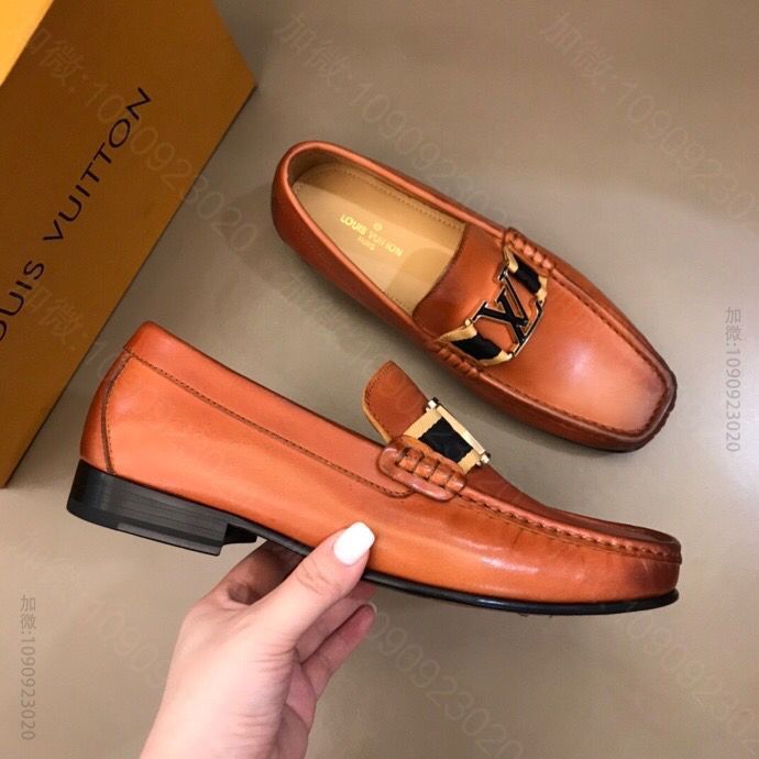 LV/路易威登 L 高端真皮大底、经典男士商务皮鞋