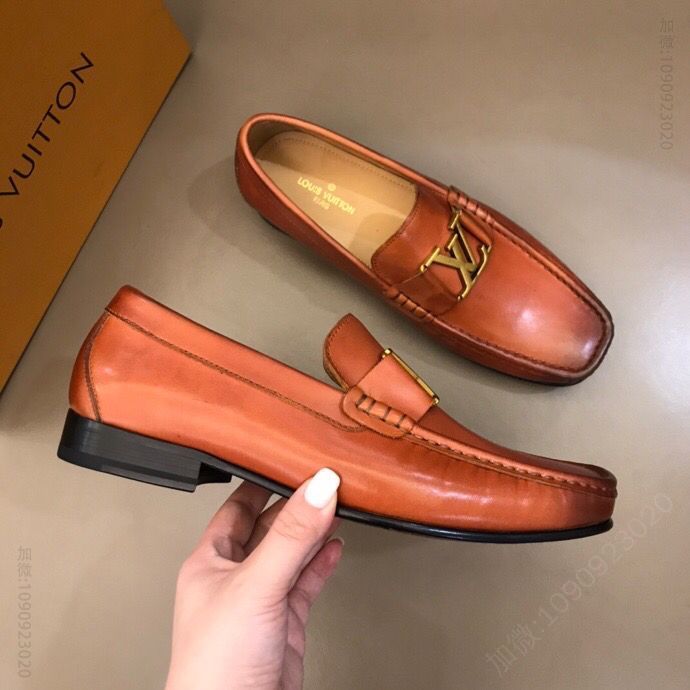 LV/路易威登 L 高端真皮大底、经典男士商务皮鞋