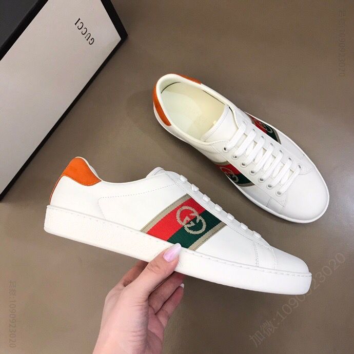 Gucci古驰 意大利进口头层牛皮内里男女同款平板鞋