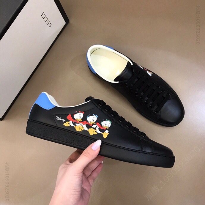 Gucci古驰 意大利进口头层牛皮内里男女同款平板鞋