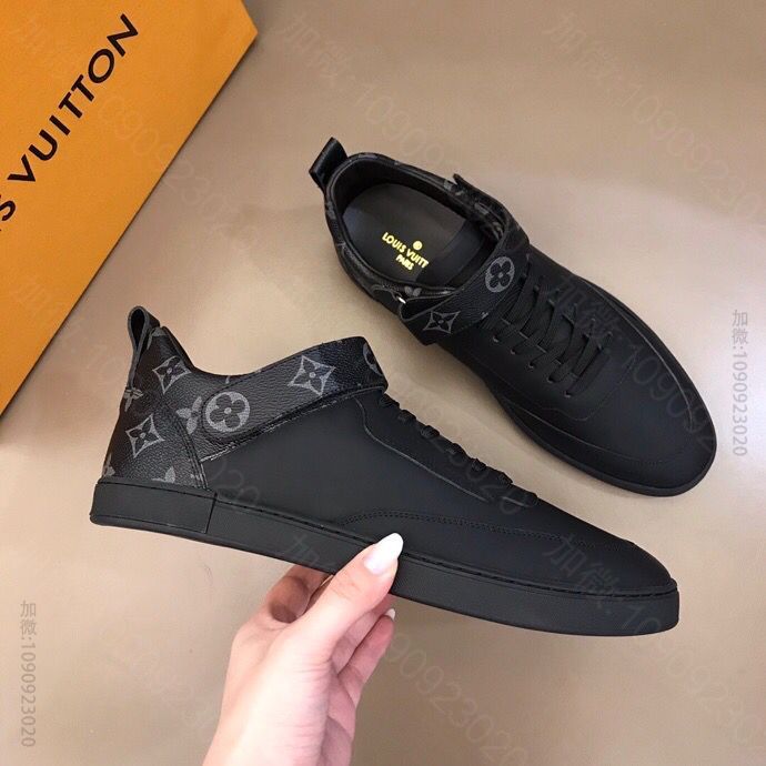 LV/路易威登 进口头层牛皮L 男士秋低帮帮休闲鞋