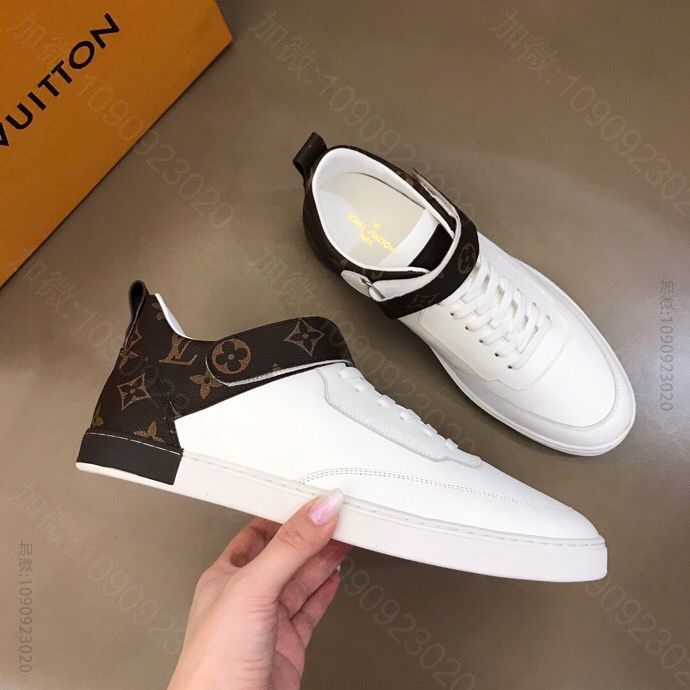 LV/路易威登 进口头层牛皮L 男士秋低帮帮休闲鞋