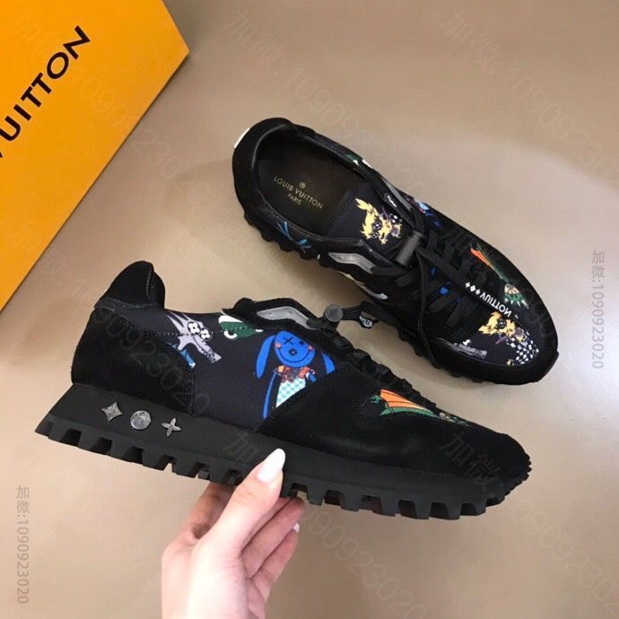 LV/路易威登 绒面小牛皮L 奢品 男士RUNNER运动鞋