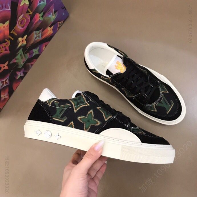 LV/路易威登 L奢品TROCADERO系带鞋男士休闲鞋
