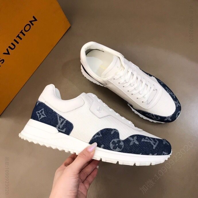 LV/路易威登 奢侈新品Run Away低帮老花运动鞋