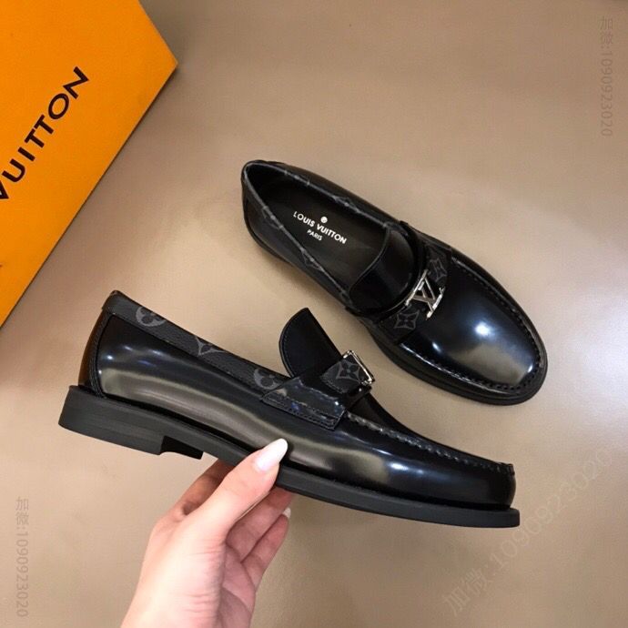 LV/路易威登 L 经典男士商务正装休闲皮鞋