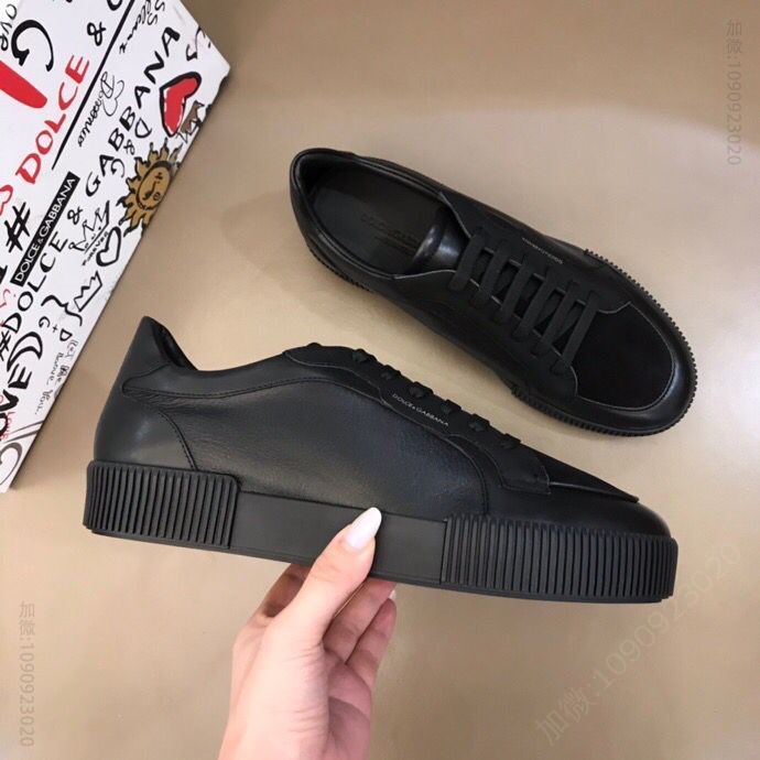 D& G杜嘉班纳 头层柔软小牛皮新品奢潮运动鞋