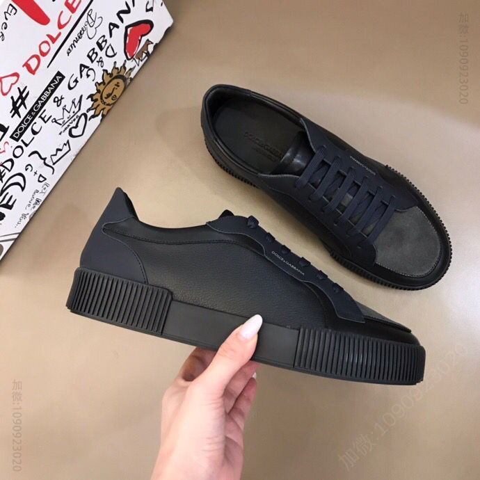 D& G杜嘉班纳 头层柔软小牛皮新品奢潮运动鞋