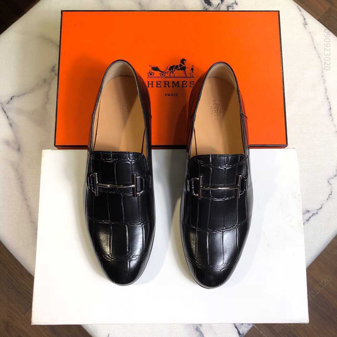 【HERMÈS】爱马仕 高端男士 商务 休闲鞋 乐福鞋