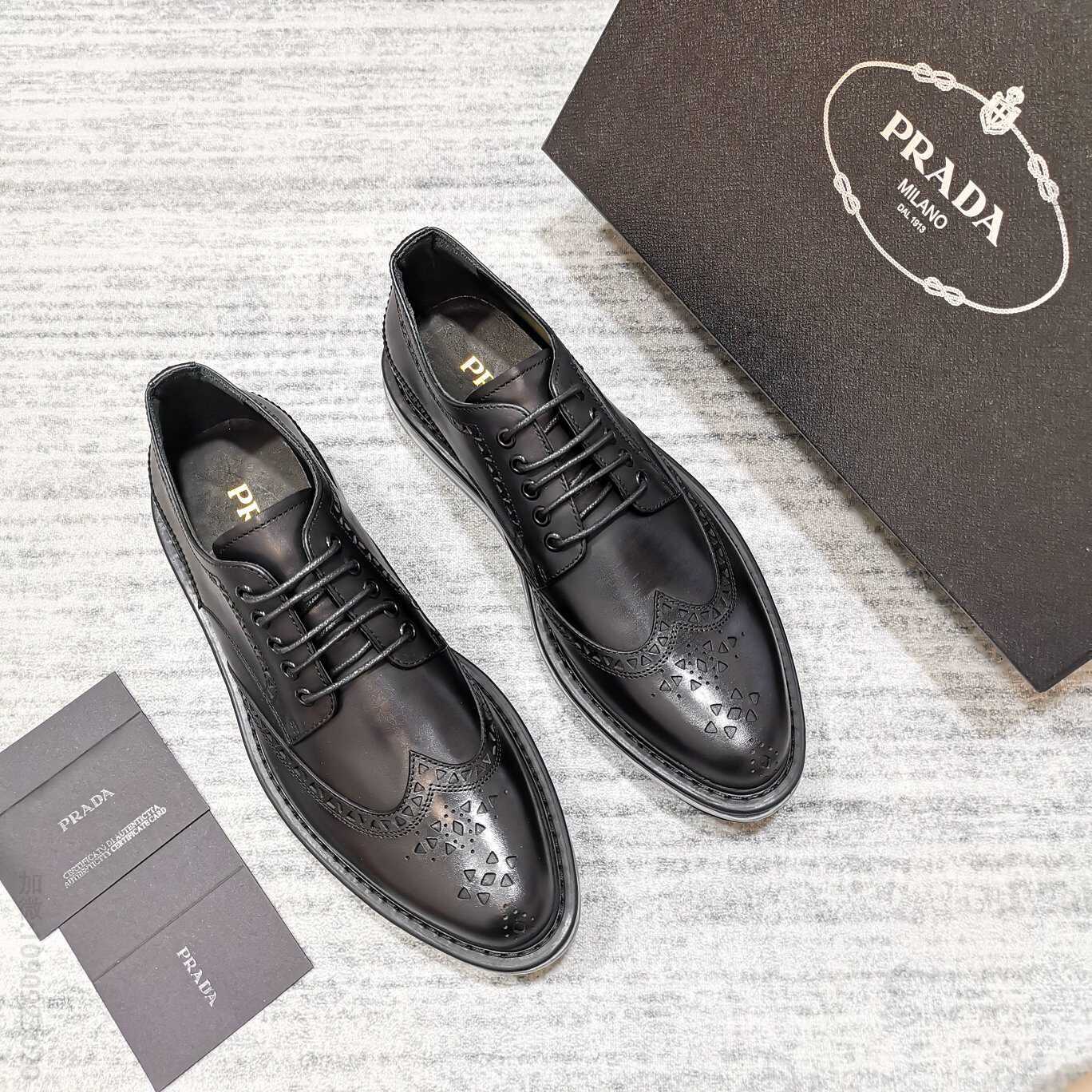 Prada/普拉达 2023秋款新品 意大利秀场版 纯原气垫男鞋