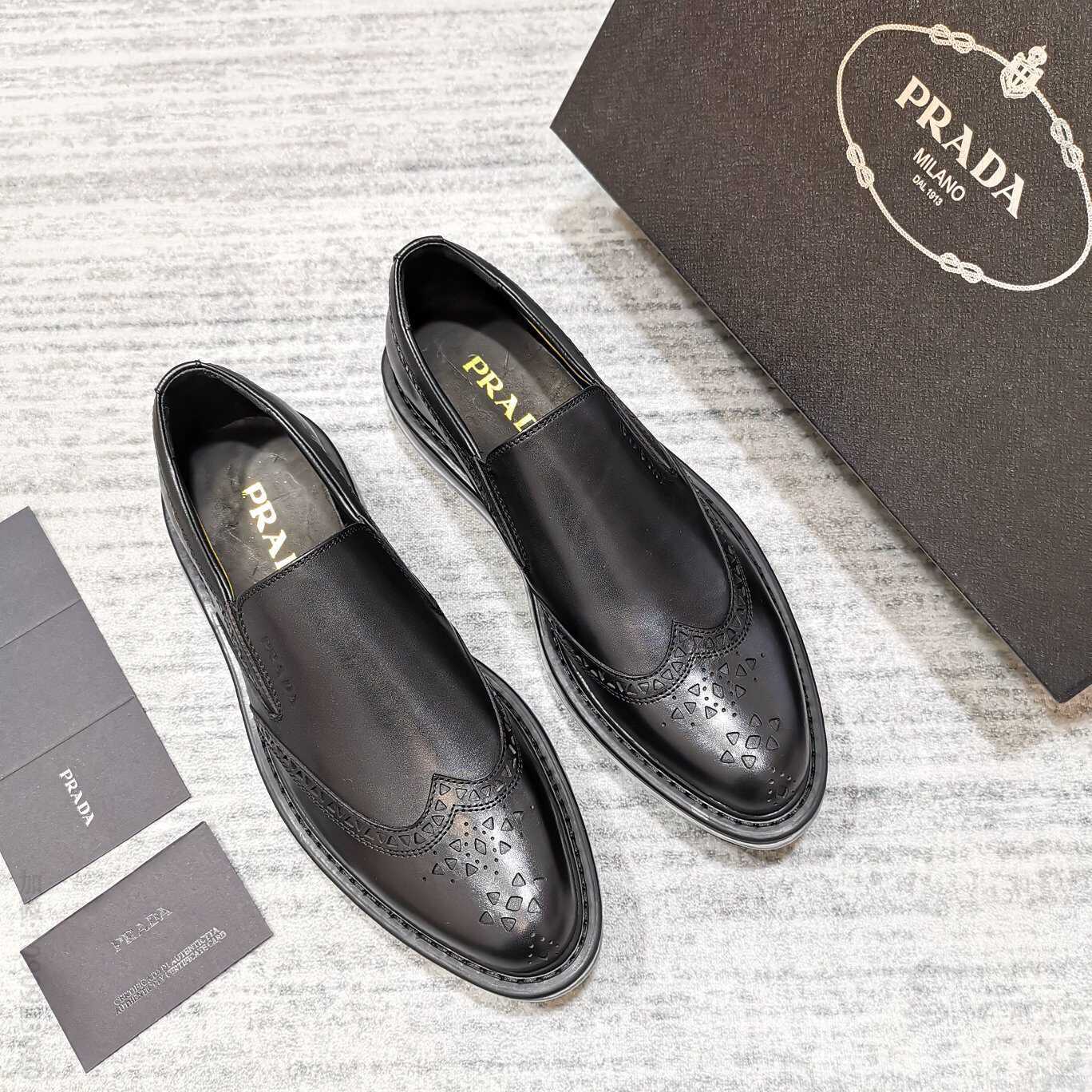 Prada/普拉达 2023秋款新品 意大利秀场版 纯原气垫男鞋
