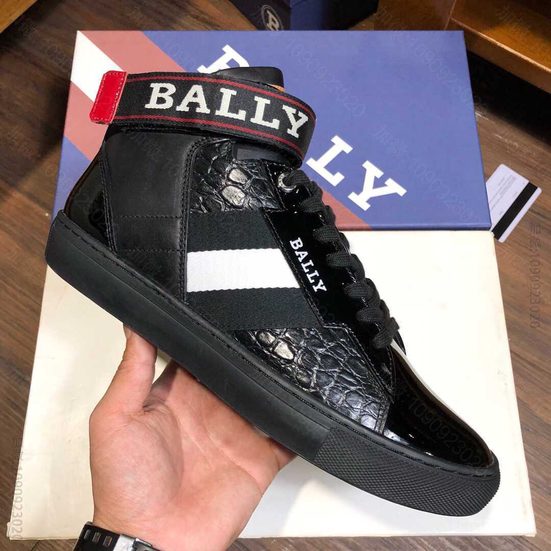 BALLY•• 莞产原厂货～高端男士经典 休闲 高帮鞋