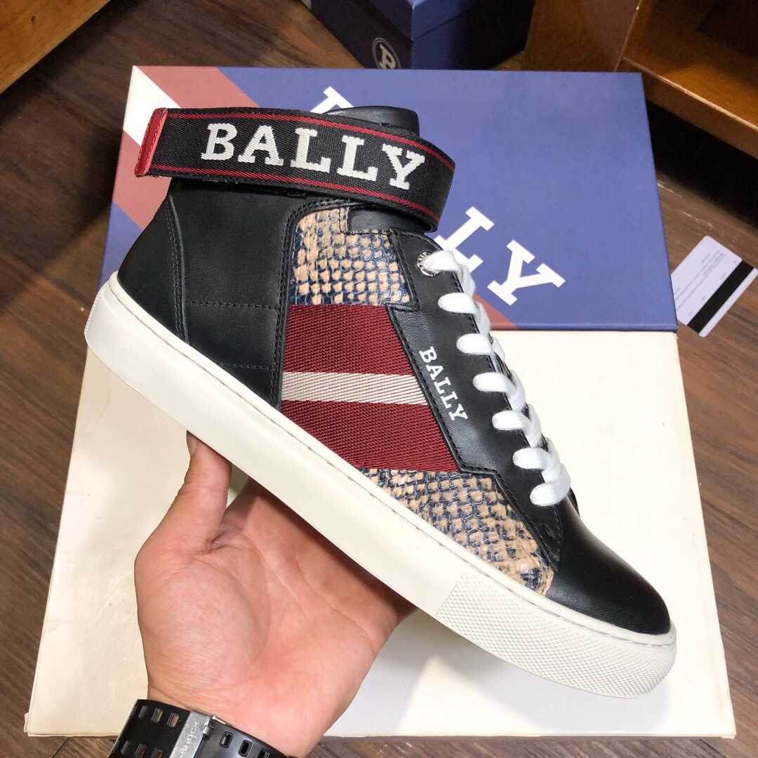 BALLY•• 莞产原厂货～高端男士经典 休闲 高帮鞋