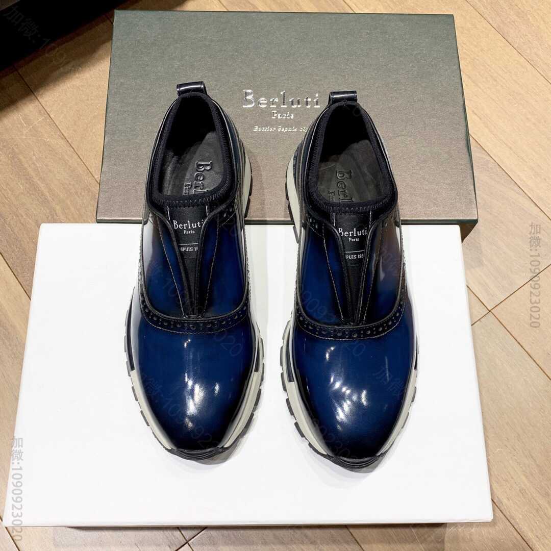 Berluti 布鲁提 2023秋冬系列最新款运动男士休闲鞋