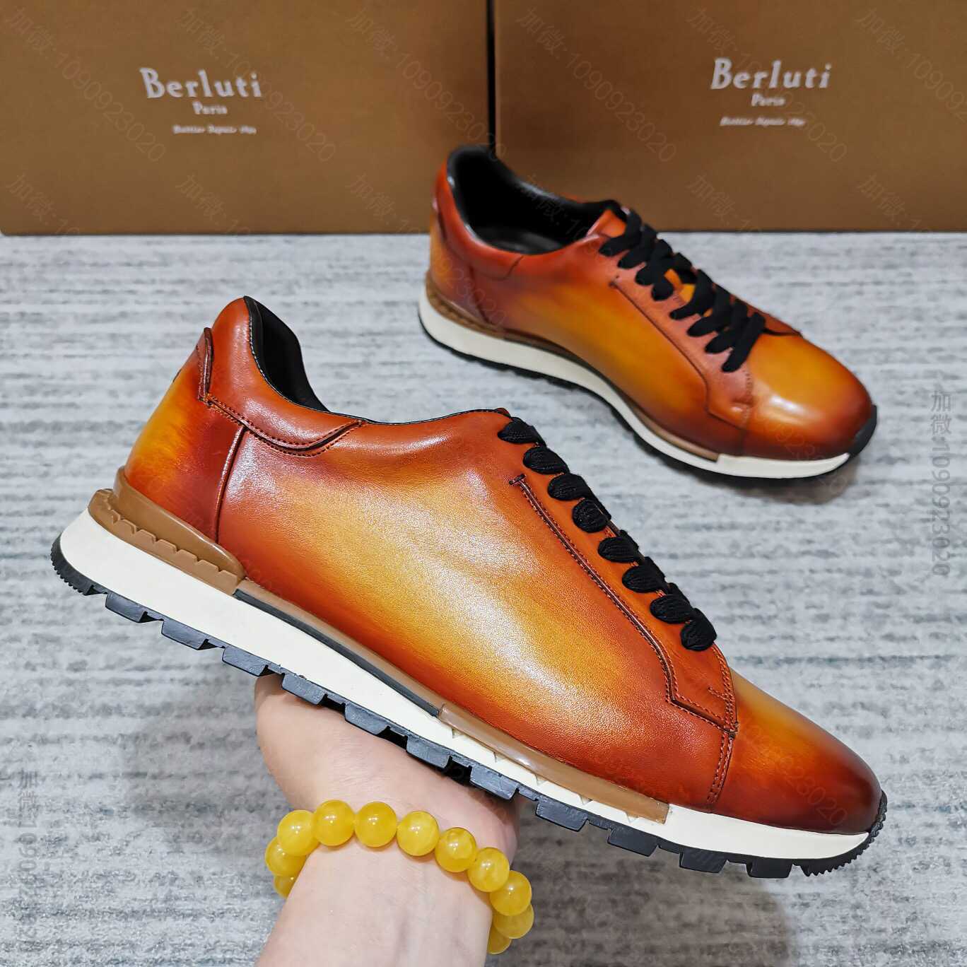 B74757_Berluti 布鲁提最新款运动男士休闲鞋 奢品伯鲁提运动鞋网站