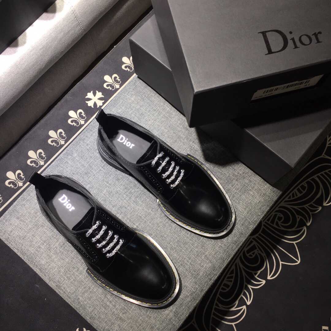 一比一迪奥男士皮鞋 Dior 迪奥原单 面皮全由原厂Diorhomm男士休闲皮鞋 一比一迪奥男士皮鞋 