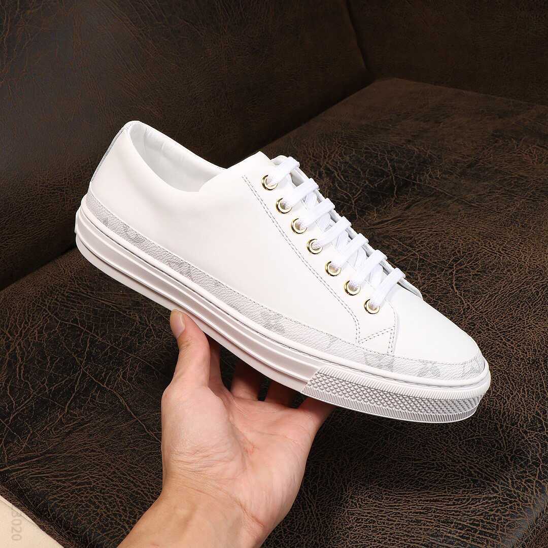 LOUISVUITTON(路登）官网同步新款 进口小牛皮鞋面休闲板鞋平板鞋