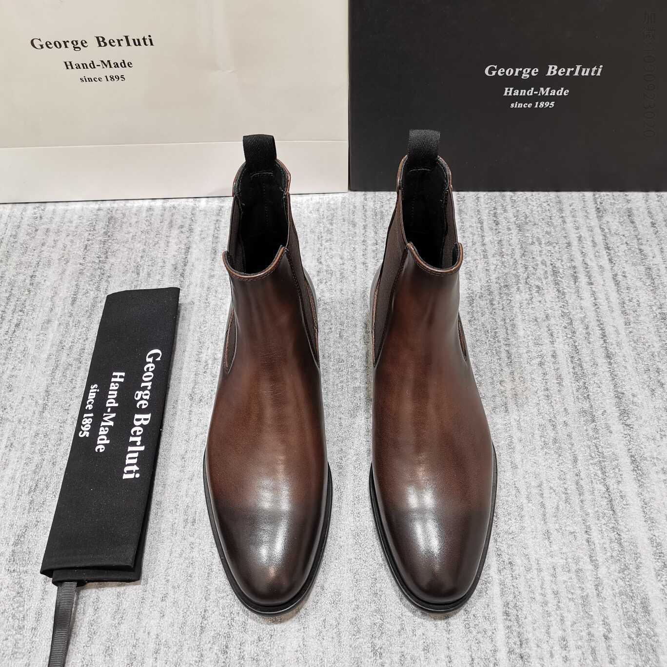 BERLUTI 布鲁提官方同步最新款男款马丁靴