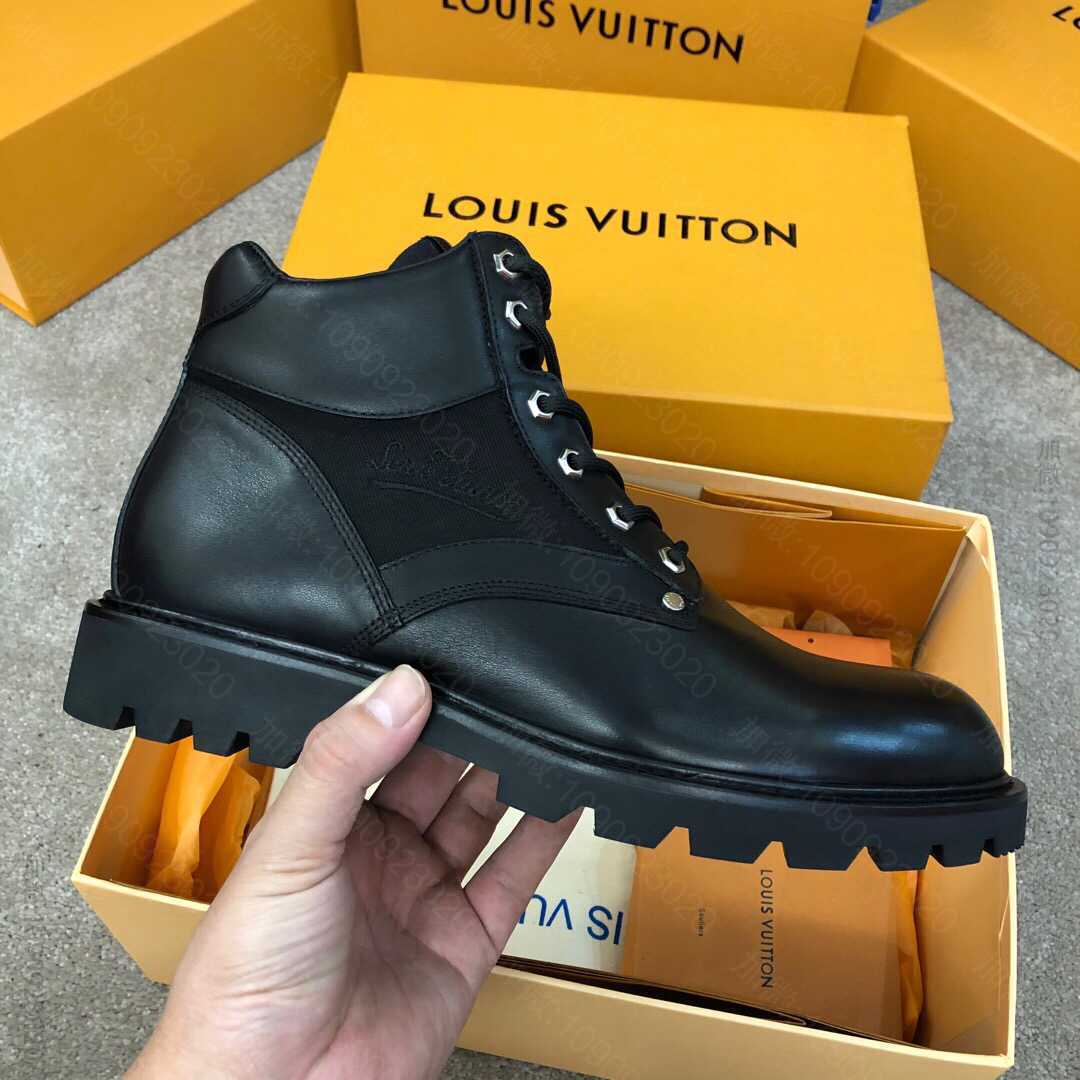 Louis Vuitton路易威登 V～2023全新冬季系列 男士高帮男靴