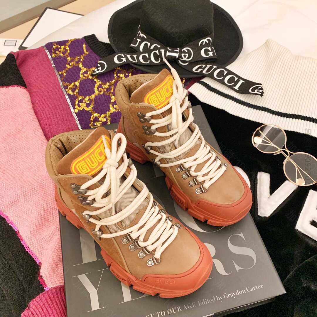 Gucci古驰 Flashtrek系列男女同款高帮运动鞋