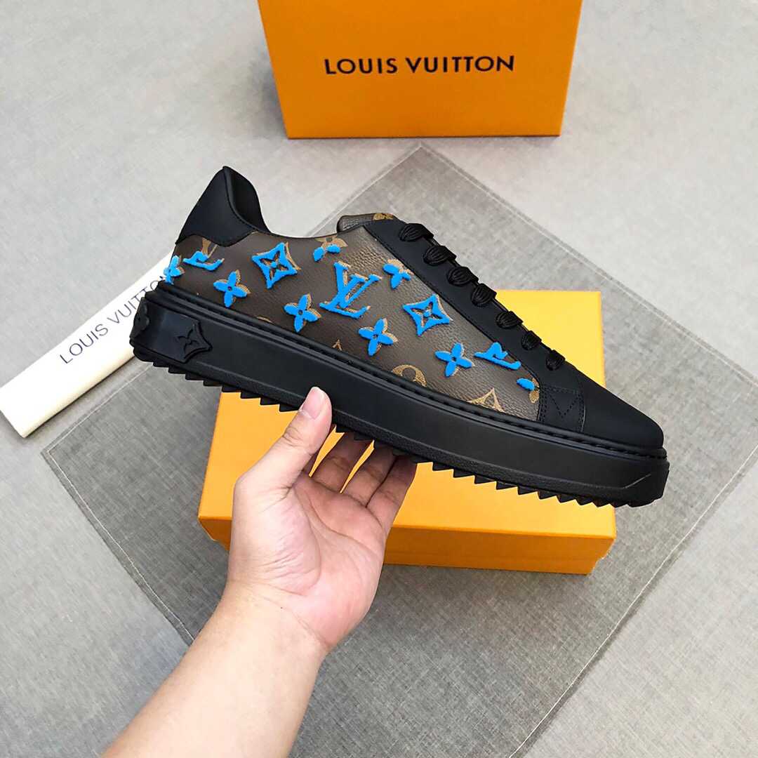名品LV男士运动鞋 LOUIS VUITTON路易威登 2023新款原单品质男鞋运动鞋 LV男士运动鞋 