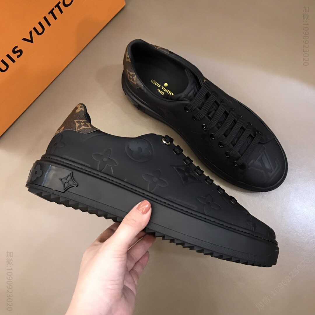 LV/路易威登 进口牛皮材质经典情侣款奢牌运动休闲鞋