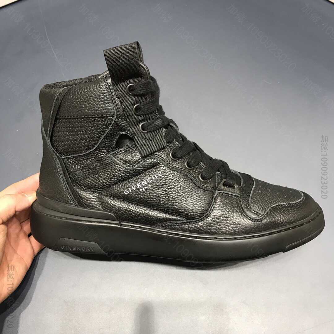 Givench纪梵希 原单品质 意大利进口鞋牛皮材质男士高帮鞋