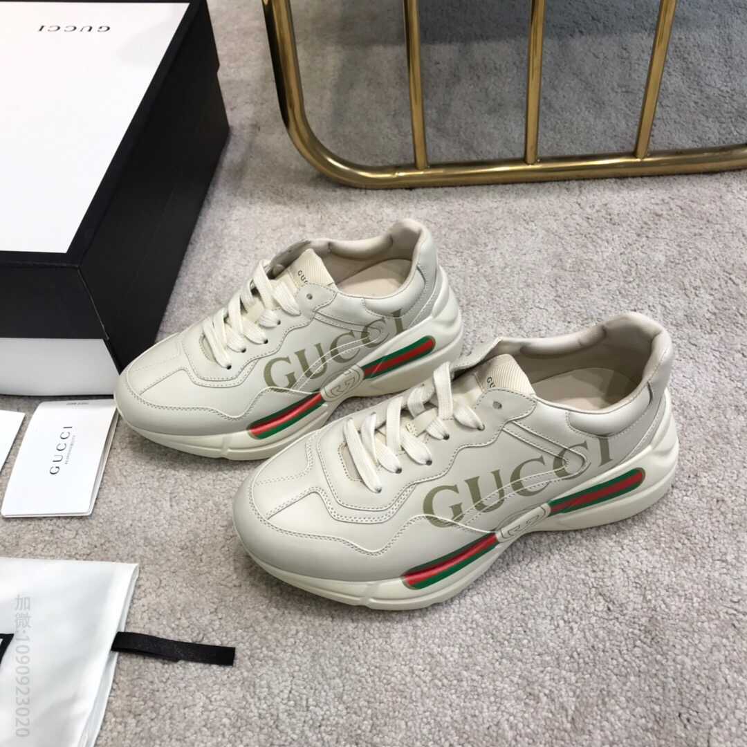 GUCCI 古驰/古奇 代购版本 Rhyton运动系列复古老爹鞋