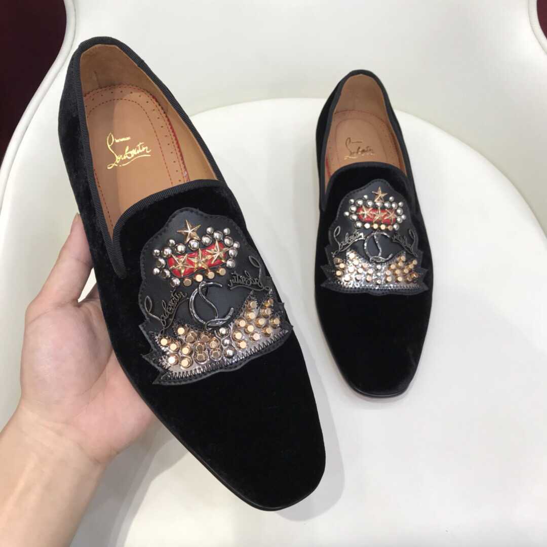 D&G杜嘉班纳 绅士风度原单出品进口天鹅绒手工制作印度丝刺绣商务皮鞋
