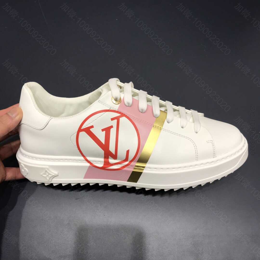 M81107_奢侈品牌LV男士运动鞋 LOUIS VUITTON路易威登 压花工艺PV发泡底经典百年情侣运动鞋