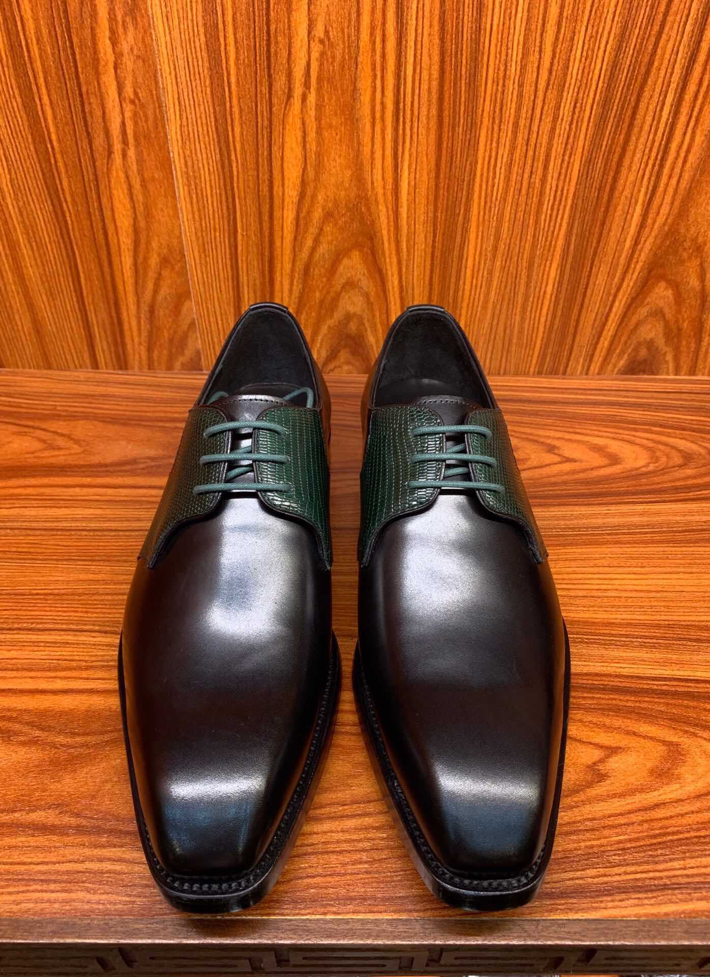 Berluti伯鲁提 专柜米兰首发布会新款纯进口原厂牛皮商务皮鞋