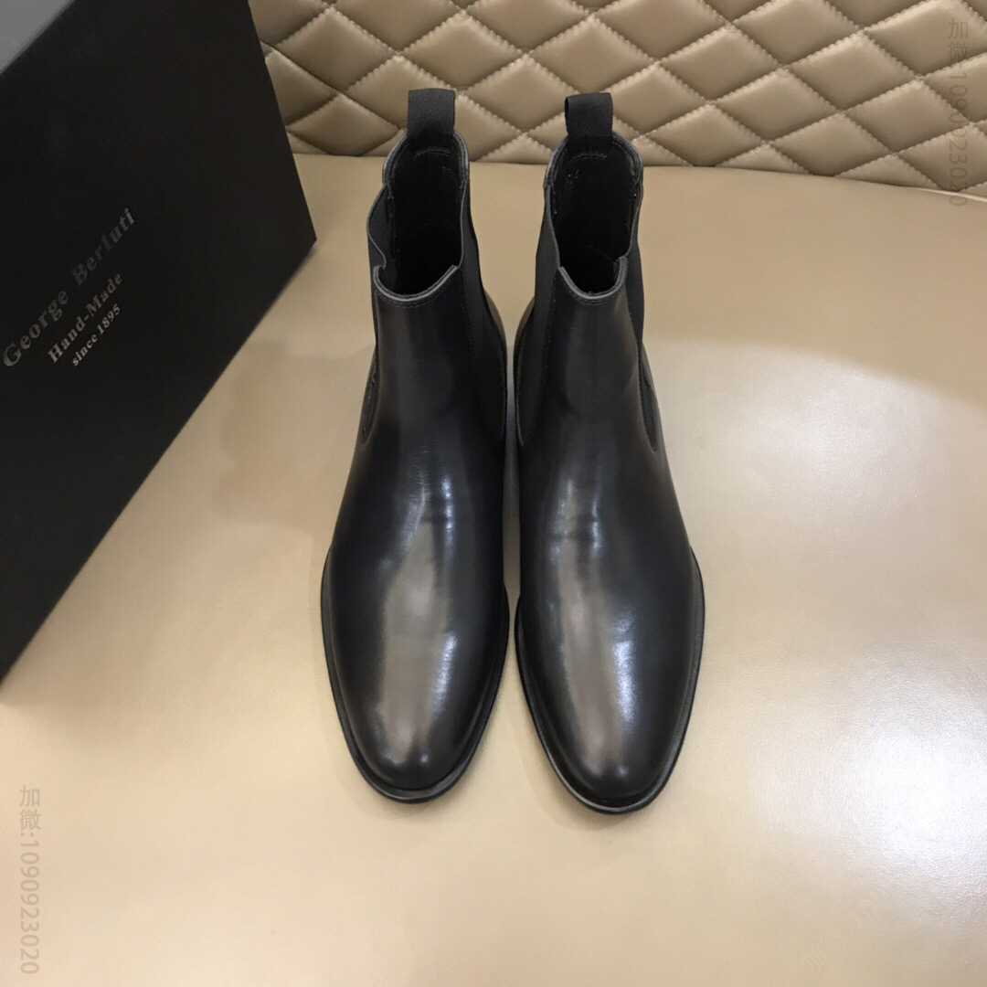 Berluti伯鲁提 意大利奢品，秋冬男士高帮靴短靴