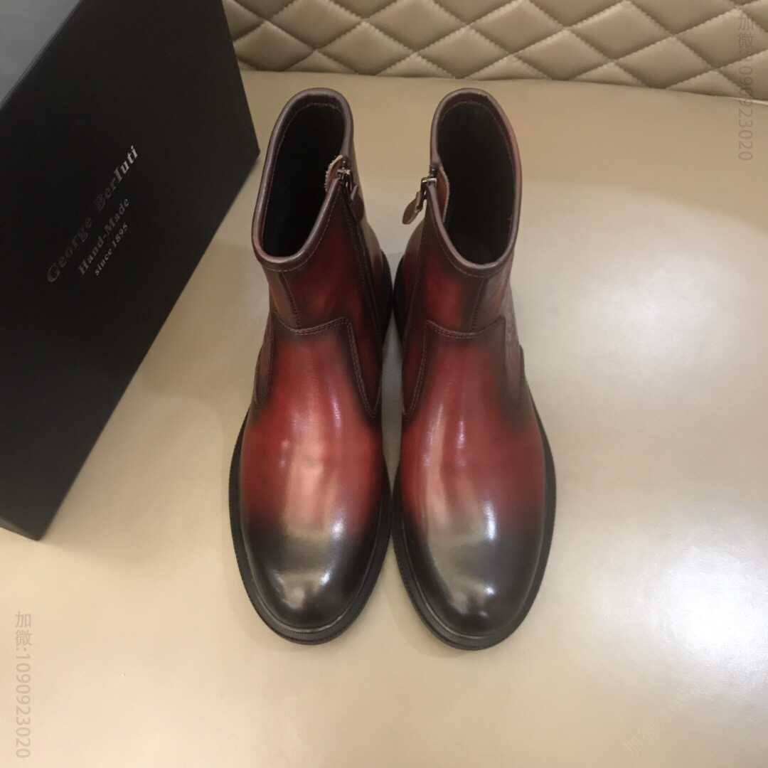Berluti伯鲁提 意大利奢品，秋冬男士高帮靴短靴