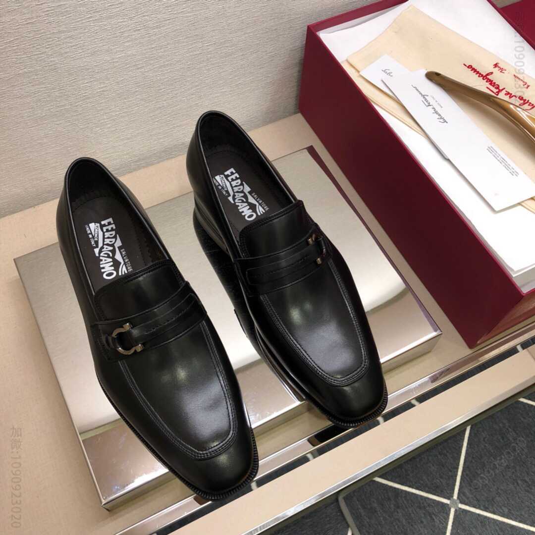 Ferragamo菲拉格慕 面料：原版小牛皮顶级工艺！P家正装皮鞋