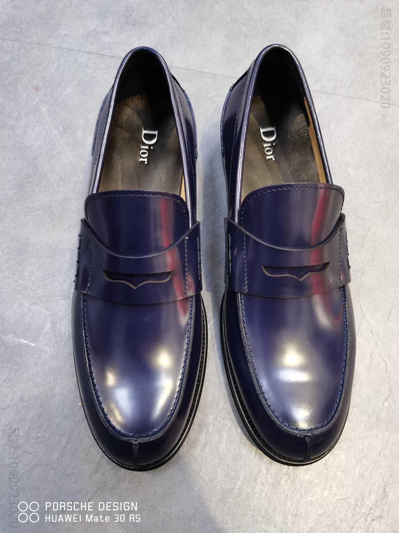 Dior/迪奥 2023秋冬新款进口开边珠休闲皮鞋