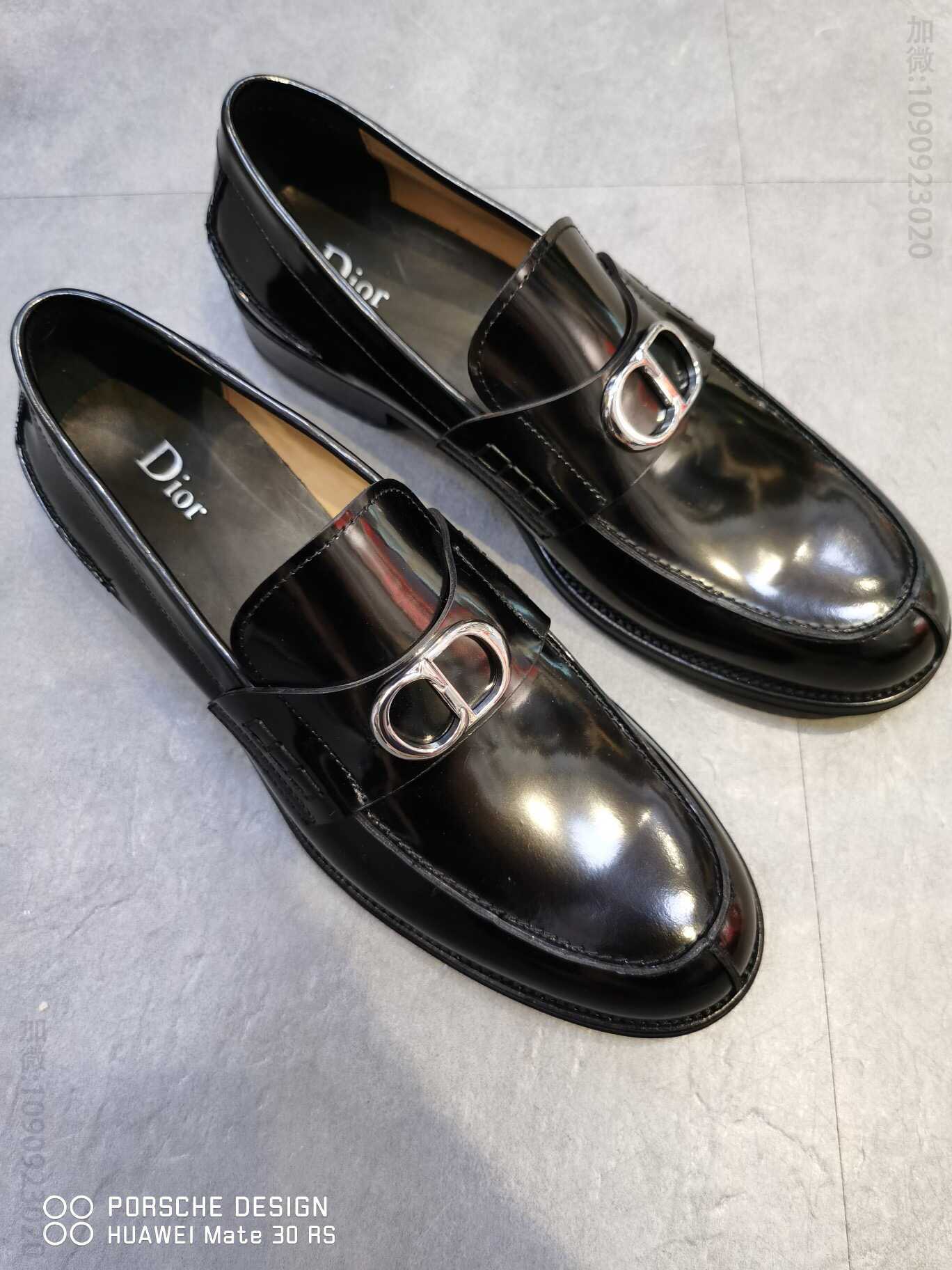 Dior/迪奥 2023秋冬新款进口开边珠休闲皮鞋