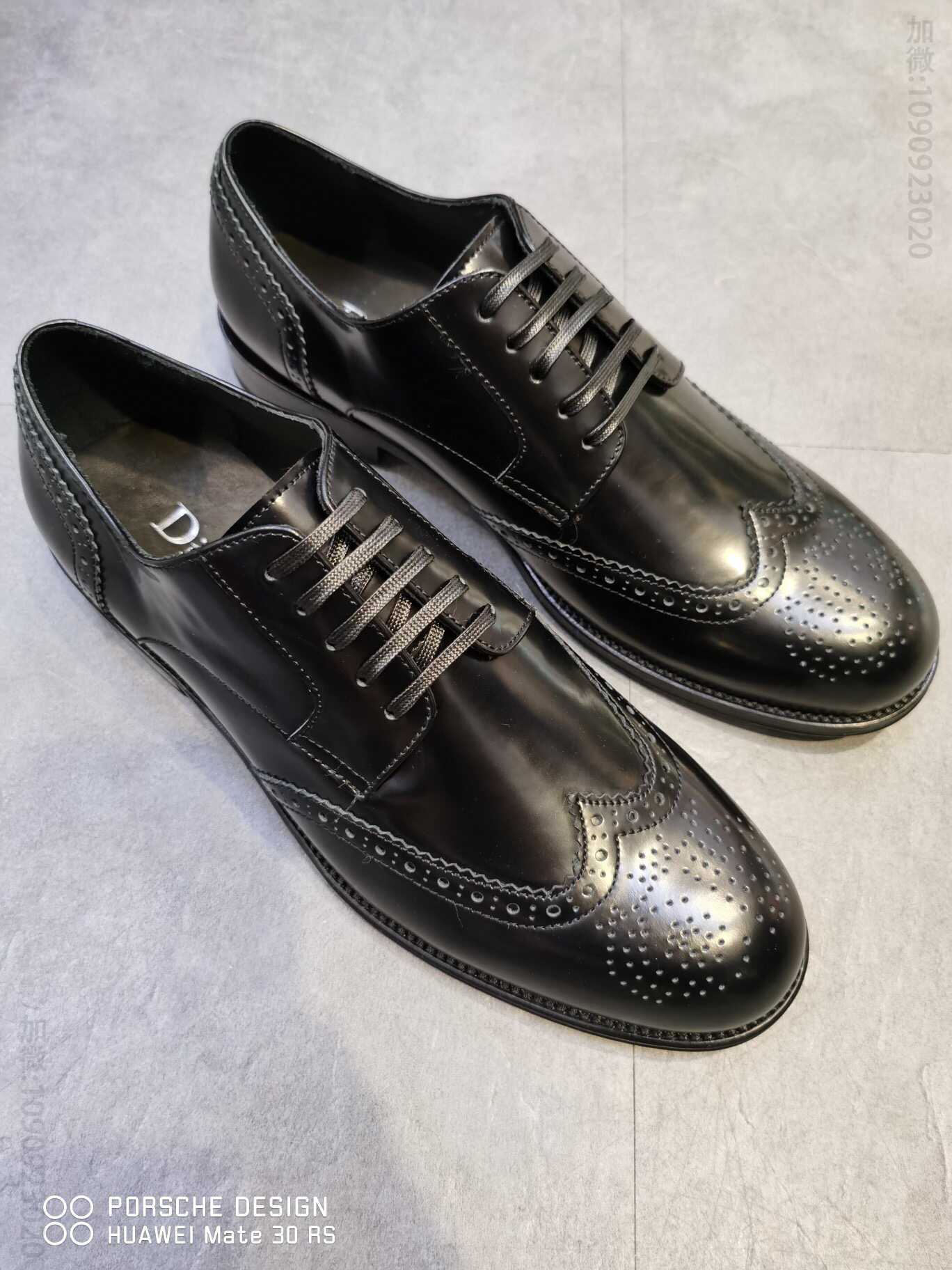 Dior/迪奥 2023秋冬新款进口开边珠休闲皮鞋
