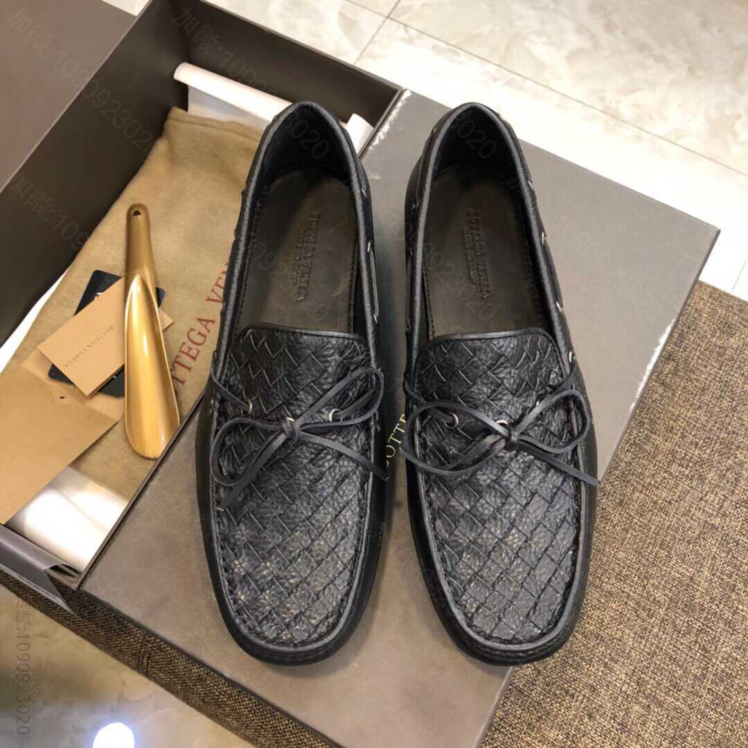 Bottega Veneta葆蝶家 真皮防滑大底B家时尚休闲经典款正装皮底皮...