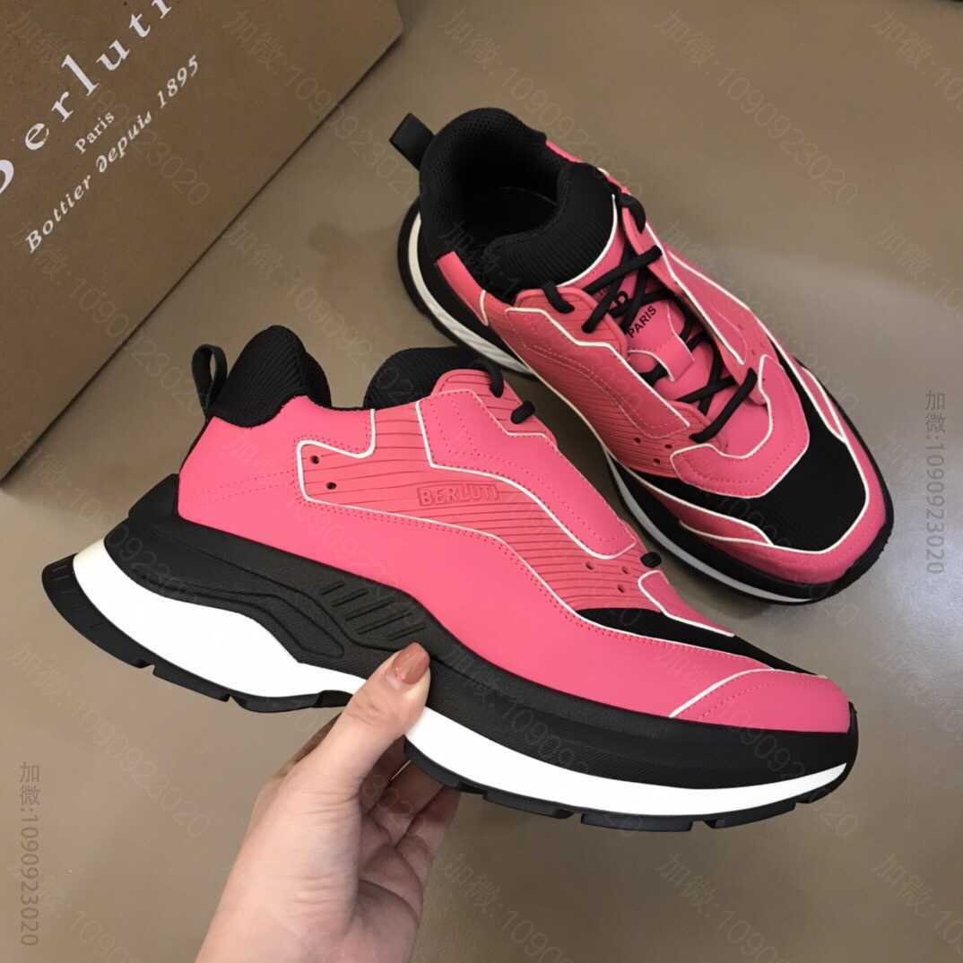 BERLUTI 布鲁提 2023年春款上新 Gravity 小牛皮擦色运动鞋