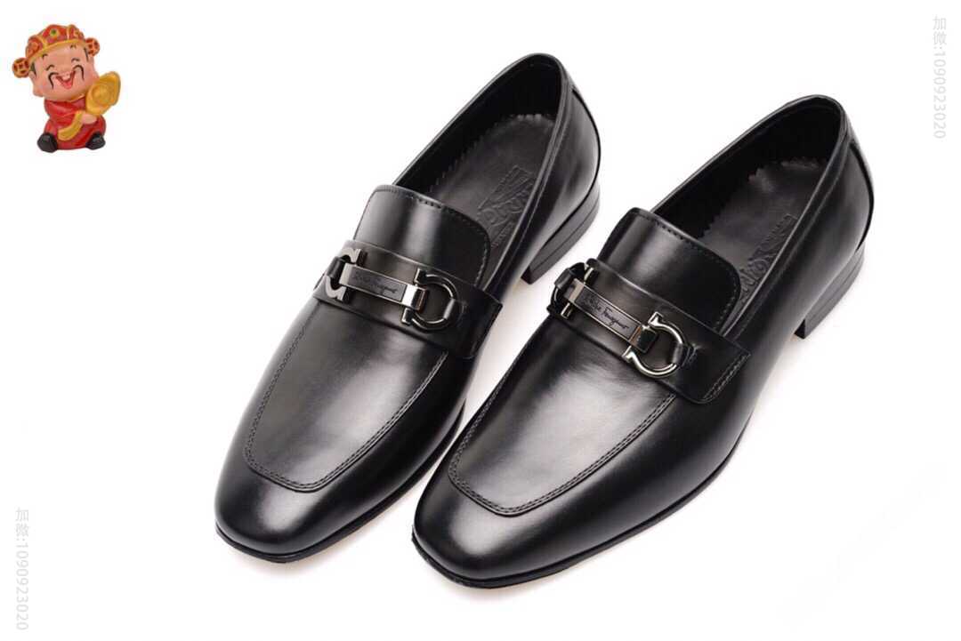 Ferragamo菲拉格慕 顶级原单2023官网同步进口原版小牛皮男士商务皮鞋