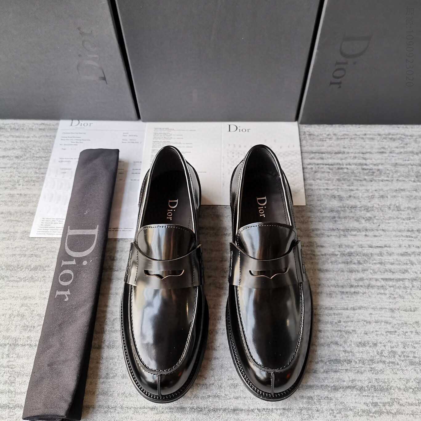 Dior 迪奥 最新乐福鞋男士皮鞋，懒人一脚蹬套脚便鞋