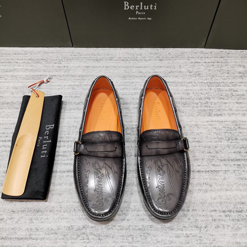 BERLUTI/布鲁提 新款刺青手工便鞋驾车鞋