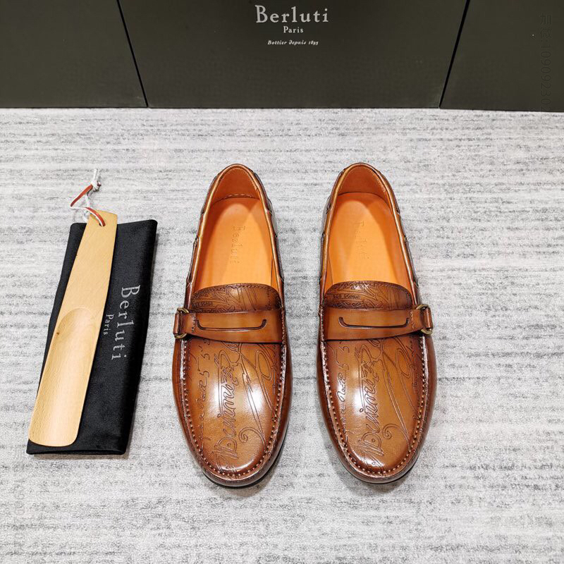 BERLUTI/布鲁提 新款刺青手工便鞋驾车鞋